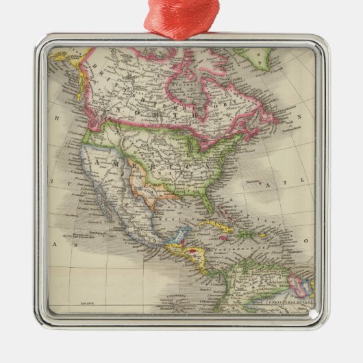 Amerika Metalen Ornament (Voorkant)