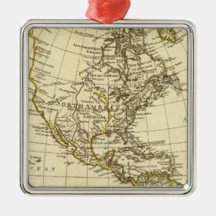 Amerika Metalen Ornament