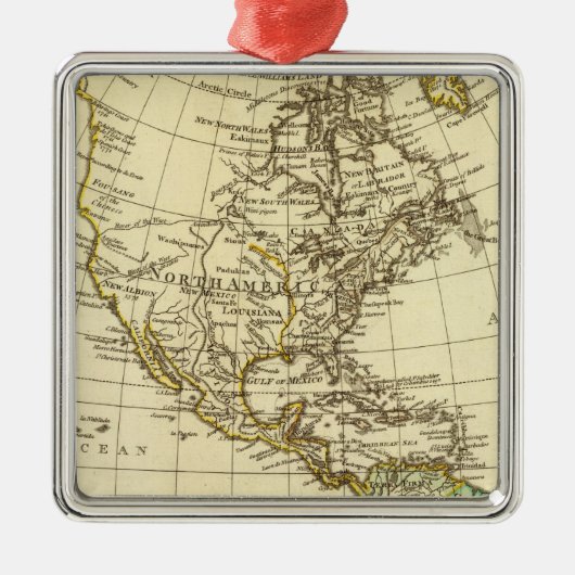 Amerika Metalen Ornament (Voorkant)