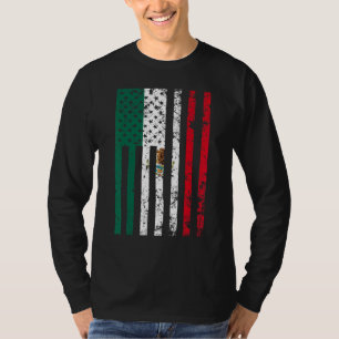 Amerika Mexicaanse vlaggen Amerikaanse rots 2 T-shirt