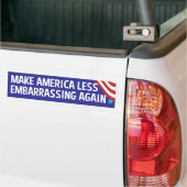 Amerika minder aantrekkelijk maken om opnieuw te k bumpersticker (Op Truck)