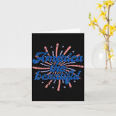 Amerika Mooi Onafhankelijkheidsdag Amerikaans Kaart (Gele Bloem)