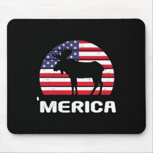 Amerika Moose Amerikaanse vlag Verenigde Staten Pa Muismat