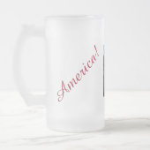 AMERIKA MT. ONTWERP VAN RUSHMORE & TRUMP GLASS MATGLAS BIERPUL (Links)