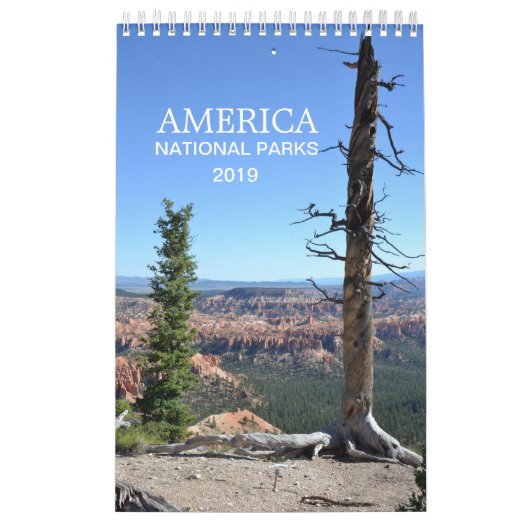 Amerika Nationale Parken natuur fotokalender 2019 Kalender (Hoes)