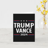 Amerika neemt Amerika terug Trump Vance 2024 Kaart (Gele Bloem)