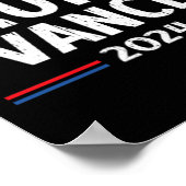 Amerika neemt Amerika terug Trump Vance 2024 Vice  Poster (Hoek)