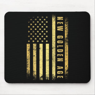 Amerika New Golden Age Gouden Kleur Amerikaanse vl Muismat