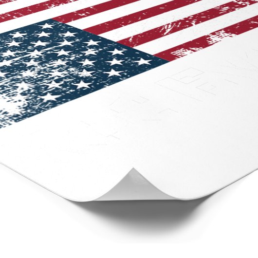 Amerika niet geweldig, zelfs niet OK Amerikanen ve Poster (Hoek)