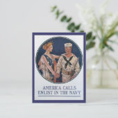 Amerika noemt het Briefkaart van de Tweede Wereldo (Staand voorkant)