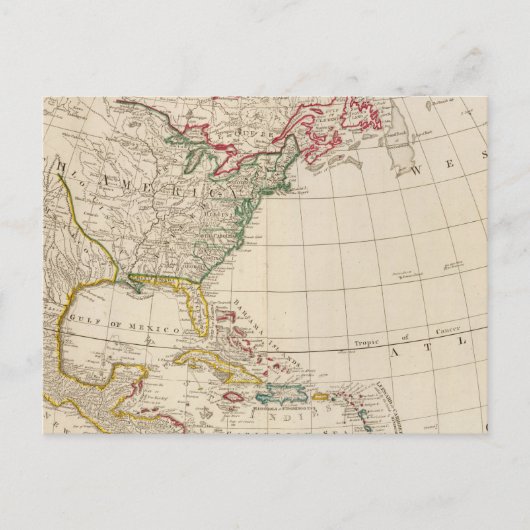Amerika noord briefkaart (Voorkant)