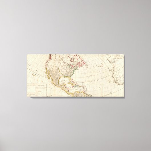 Amerika noord canvas afdruk (Voorkant)