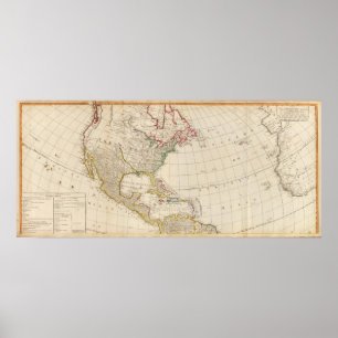 Amerika noord poster