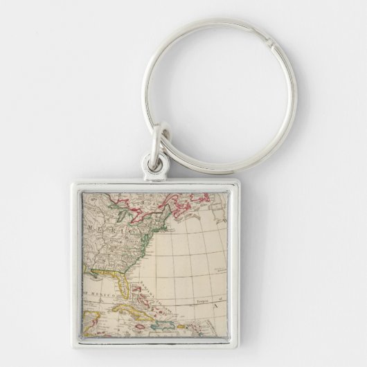Amerika noord sleutelhanger (Voorkant)