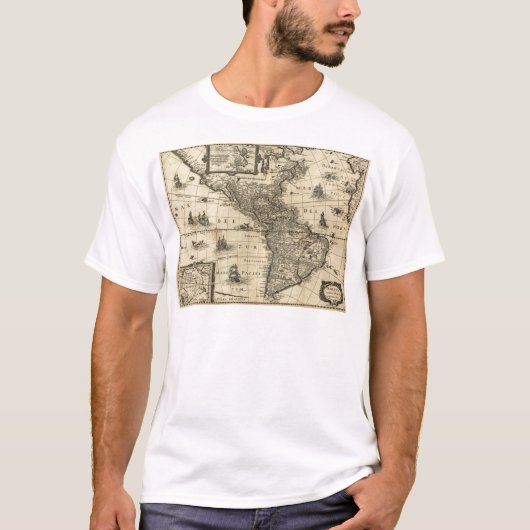 Amerika Noviter Delineata T-shirt (Voorkant)