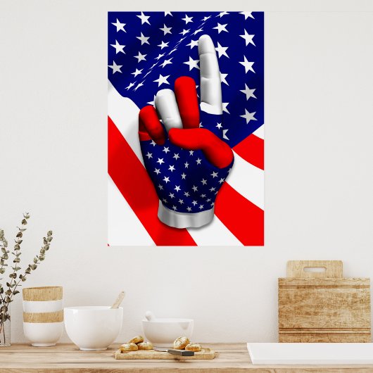 Amerika nummer één poster (Keuken)