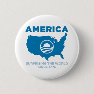 Amerika Obama Ronde Button 5,7 Cm