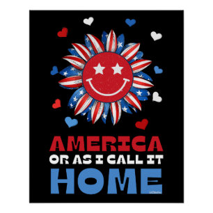 AMERIKA, OF ZOALS IK HET NOEM, THUIS PERFECT POSTER