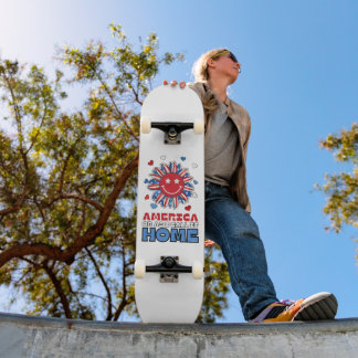 AMERIKA, OF ZOALS IK HET NOEM, THUIS PERSOONLIJK SKATEBOARD