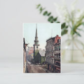 -Amerika, Old South Church Boston c1900 Briefkaart (Staand voorkant)