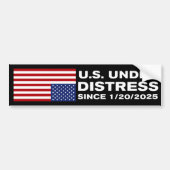 Amerika onder druk van anti-Trump Bumpersticker (Voorkant)