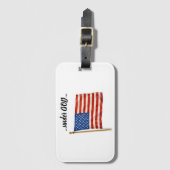 Amerika onder God Bagagelabel (Voorkant (verticaal))
