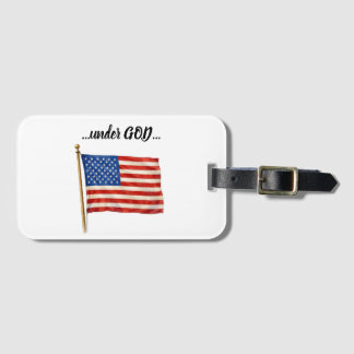 Amerika onder God Bagagelabel