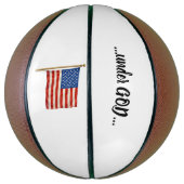Amerika onder God Basketbal (Verticaal)