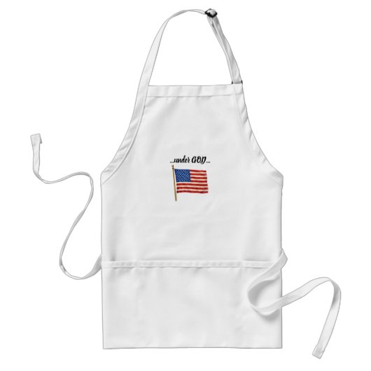 Amerika onder God Standaard Schort (Voorkant)