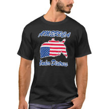 Amerika onder Shirt van nood