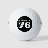 Amerika Oost 1776 Patriottisch Golfballen (Voorkant)