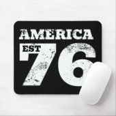 Amerika Oost 1776 Patriottisch Muismat (Met muis)