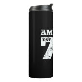 Amerika Oost 1776 Patriottisch Thermosbeker (Gedraaid links)