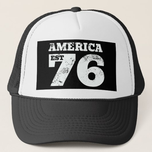 Amerika Oost 1776 Patriottisch Trucker Pet (Voorkant)