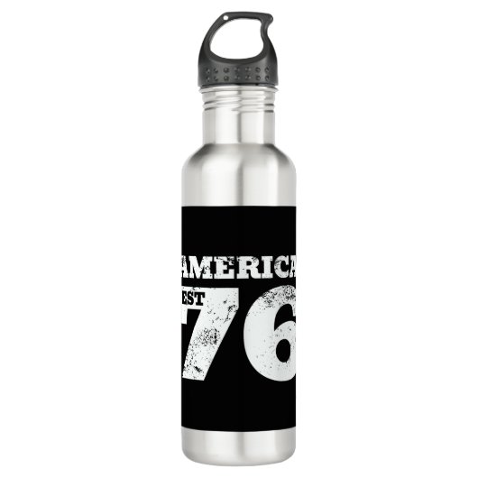 Amerika Oost 1776 Patriottisch Waterfles (Voorkant)