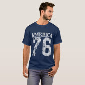 Amerika Oost 1776 t shirt (Voorkant volledig)