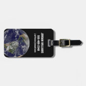 Amerika op Aardedag. Bagagelabel (Voorkant horizontaal)