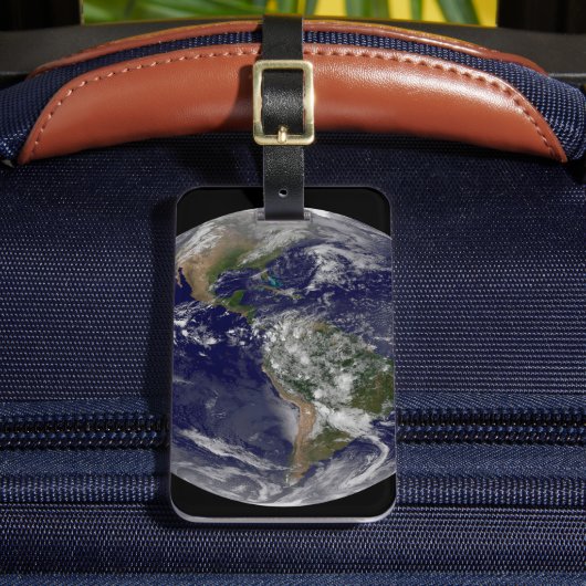 Amerika op Aardedag. Bagagelabel (Voorkant Insitu 2)