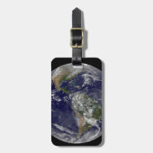 Amerika op Aardedag. Bagagelabel (Voorkant verticaal)