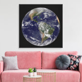 Amerika op Aardedag. Canvas Afdruk (Insitu (Woonkamer))