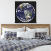 Amerika op Aardedag. Canvas Afdruk (Insitu (Slaapkamer))