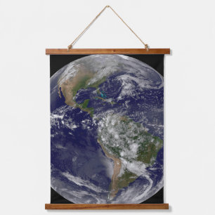 Amerika op Aardedag. Hangend Wandkleed