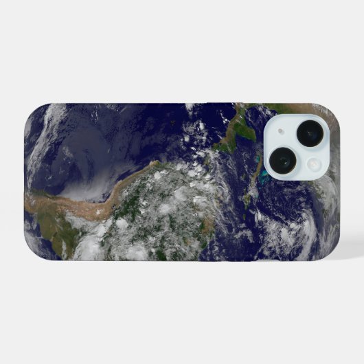 Amerika op Aardedag. iPhone 15 Case (Achterkant horizontaal)