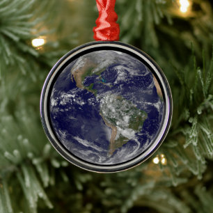 Amerika op Aardedag. Metalen Ornament