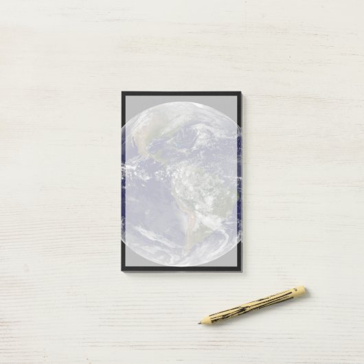 Amerika op Aardedag. Post-it® Notes (Op bureau)