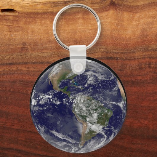 Amerika op Aardedag. Sleutelhanger (Voorkant)