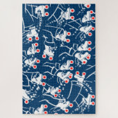 Amerika op wielen - Schaatspuzzel Legpuzzel (Verticaal)