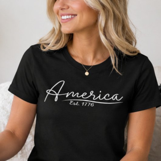 Amerika Opgericht in 1776 T-shirt