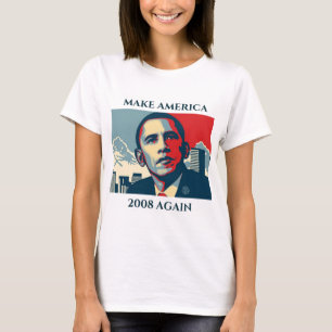 Amerika opnieuw 2008 maken Obama T-Shirt