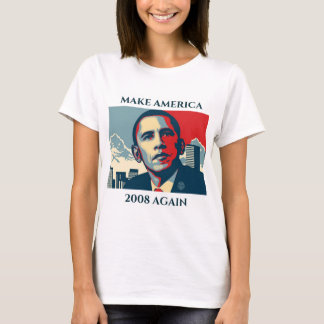 Amerika opnieuw 2008 maken Obama T-Shirt